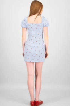 Shasa Cherry Plaid Dress