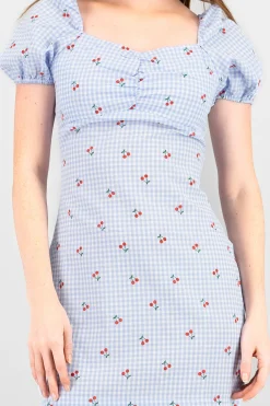 Shasa Cherry Plaid Dress