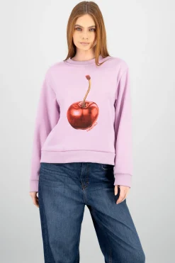 Shasa Cherry Print Sweatshirt