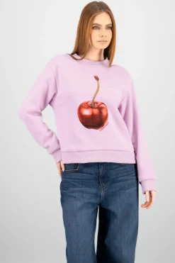 Shasa Cherry Print Sweatshirt