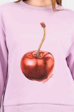 Shasa Cherry Print Sweatshirt
