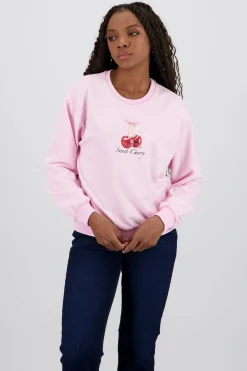 Shasa Cherry Print Sweatshirt
