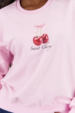 Shasa Cherry Print Sweatshirt
