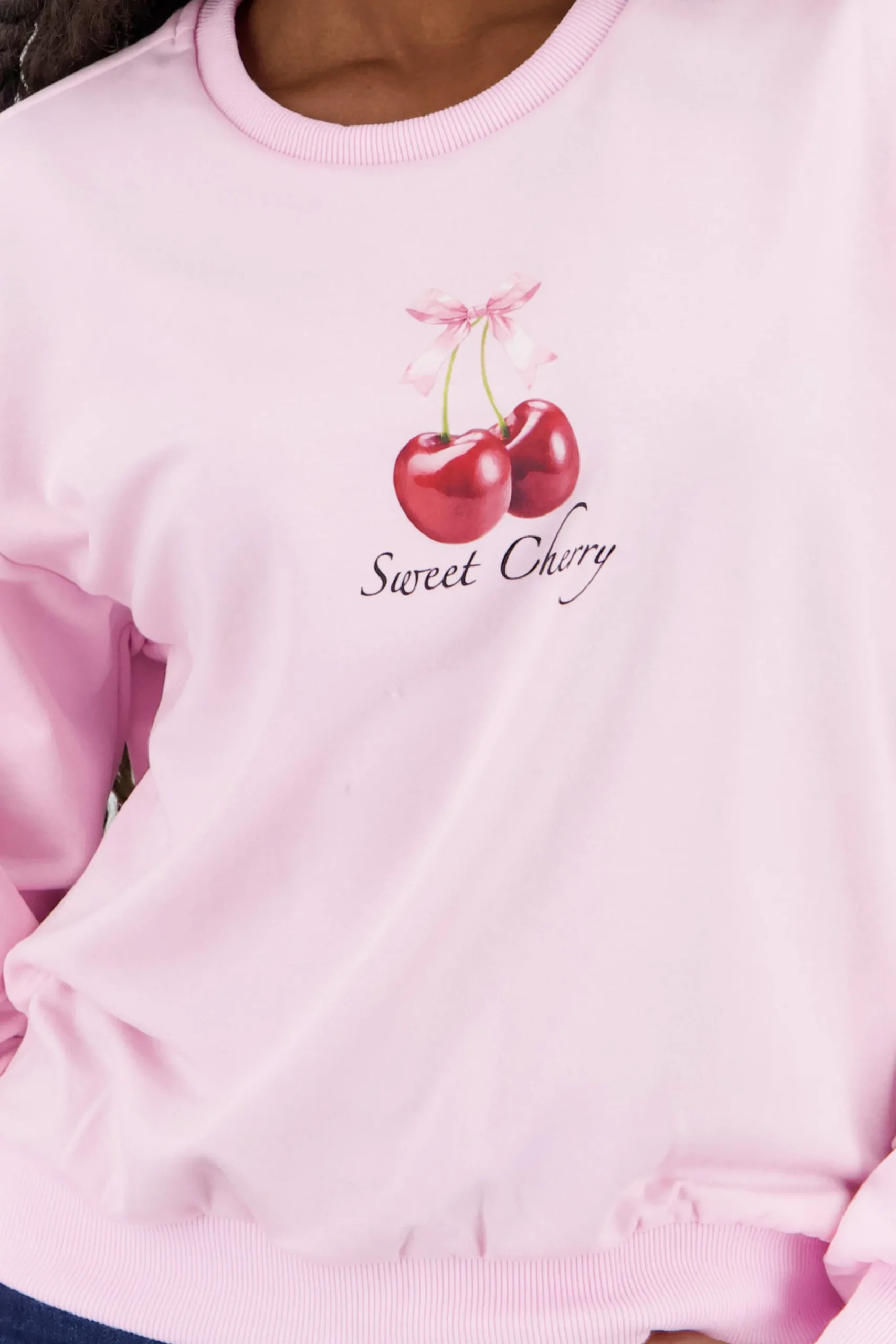Shasa Cherry Print Sweatshirt