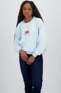 Shasa Cherry Print Sweatshirt