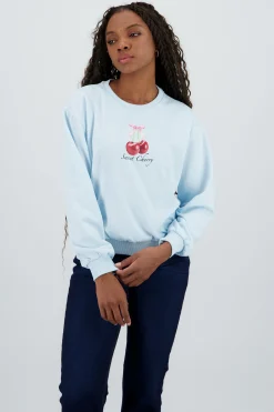 Shasa Cherry Print Sweatshirt