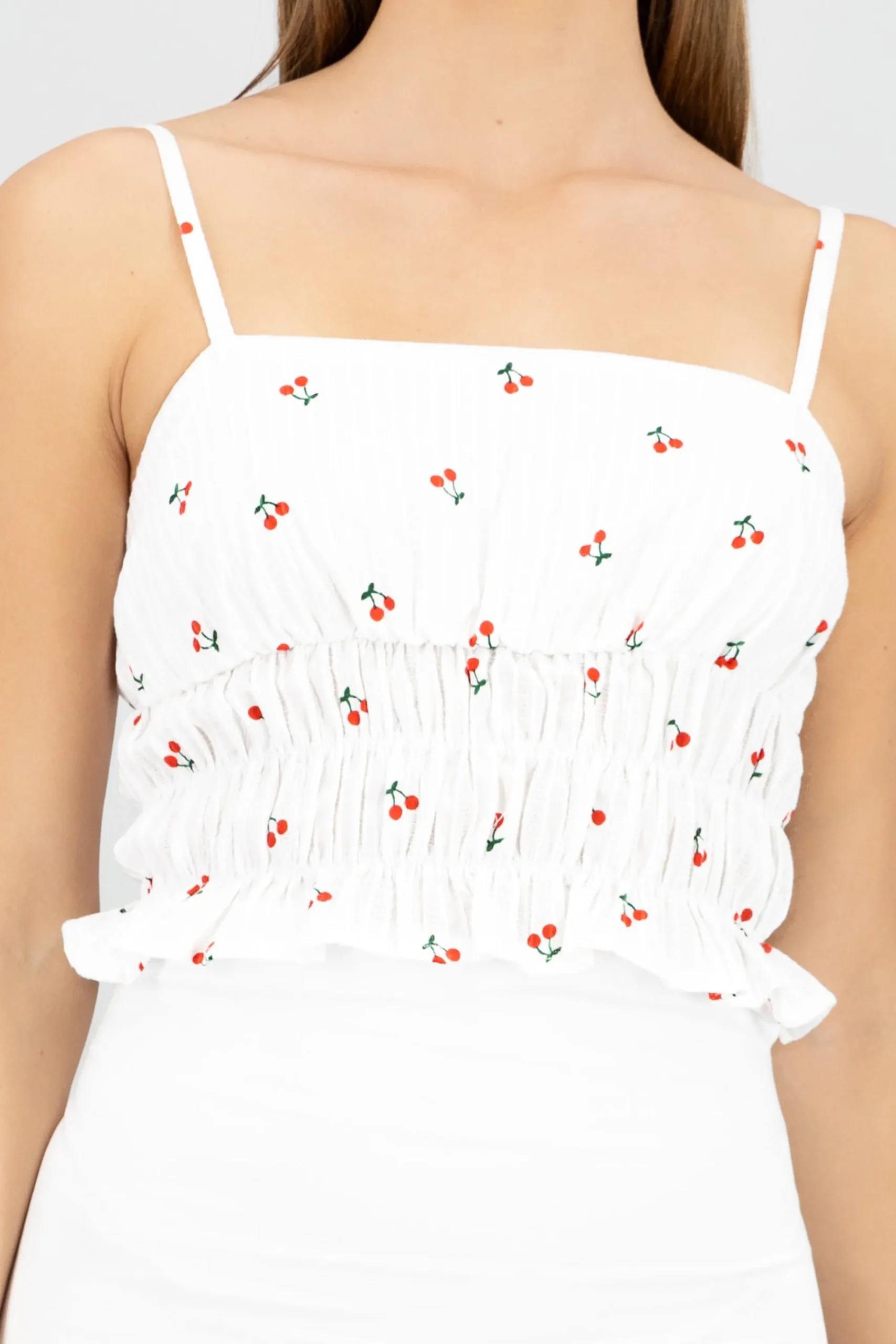 Shasa Cherry Print Top