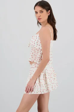 Shasa Cherry Print Top