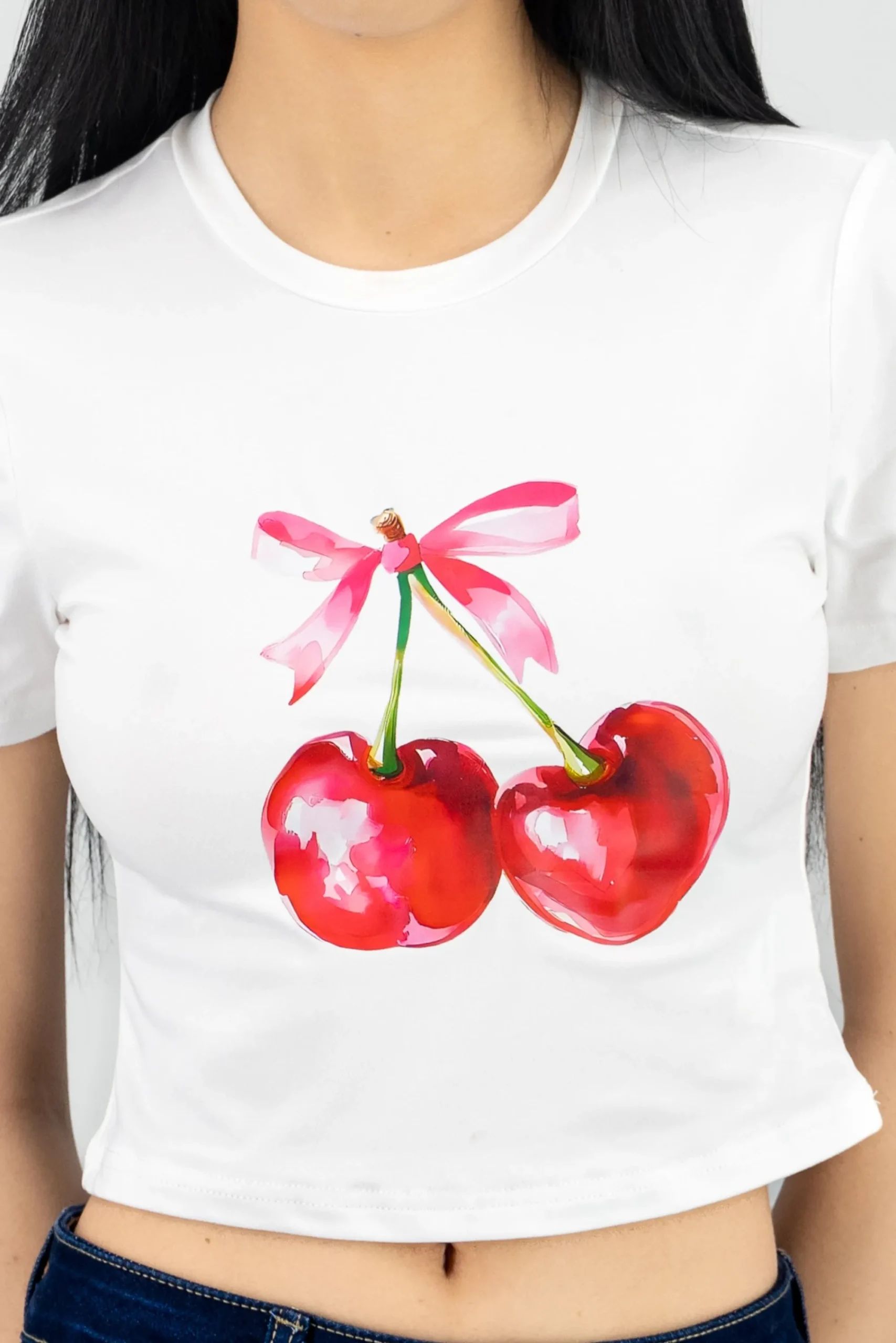 Shasa Cherry Printed T Shirt
