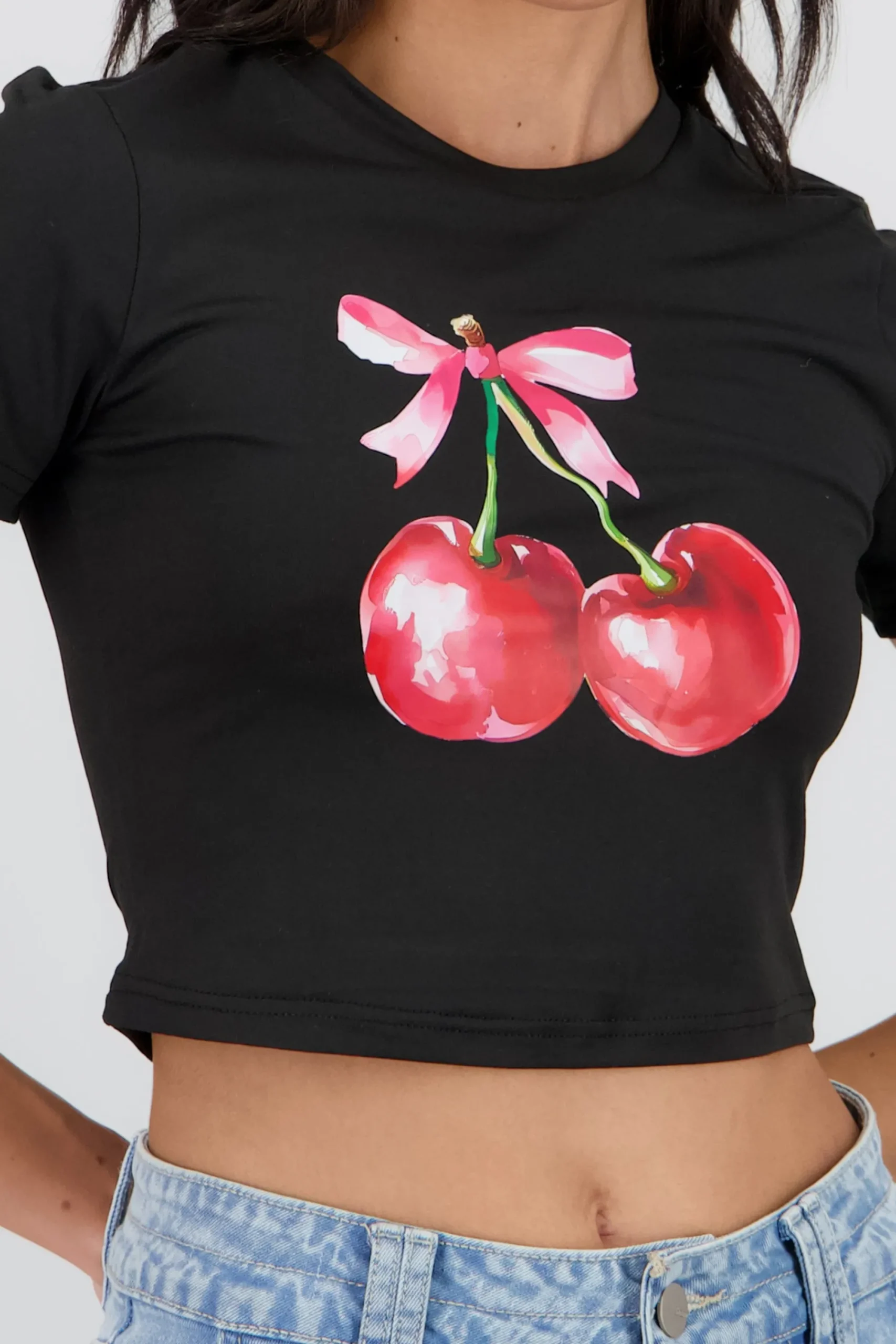 Shasa Cherry Printed T Shirt