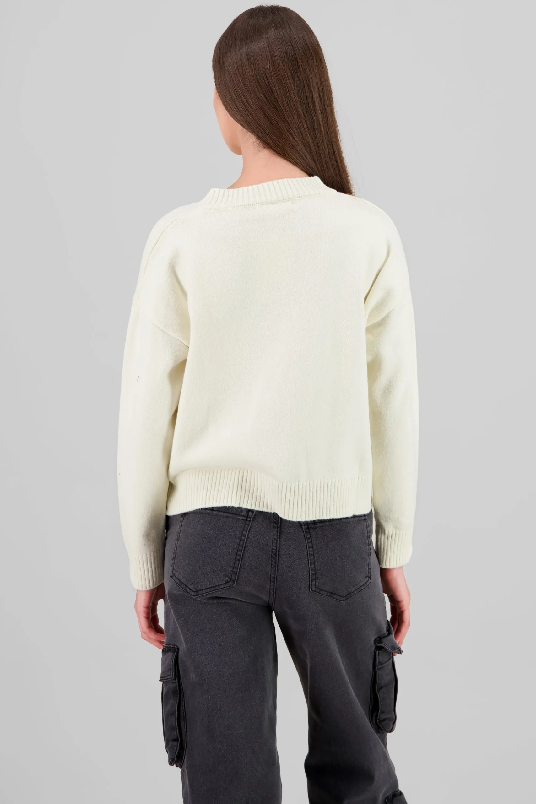 Shasa Cherry Short Knit Sweater