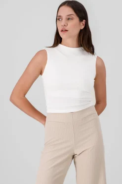 Shasa Chic Thin Ribbed Sleeveless Top