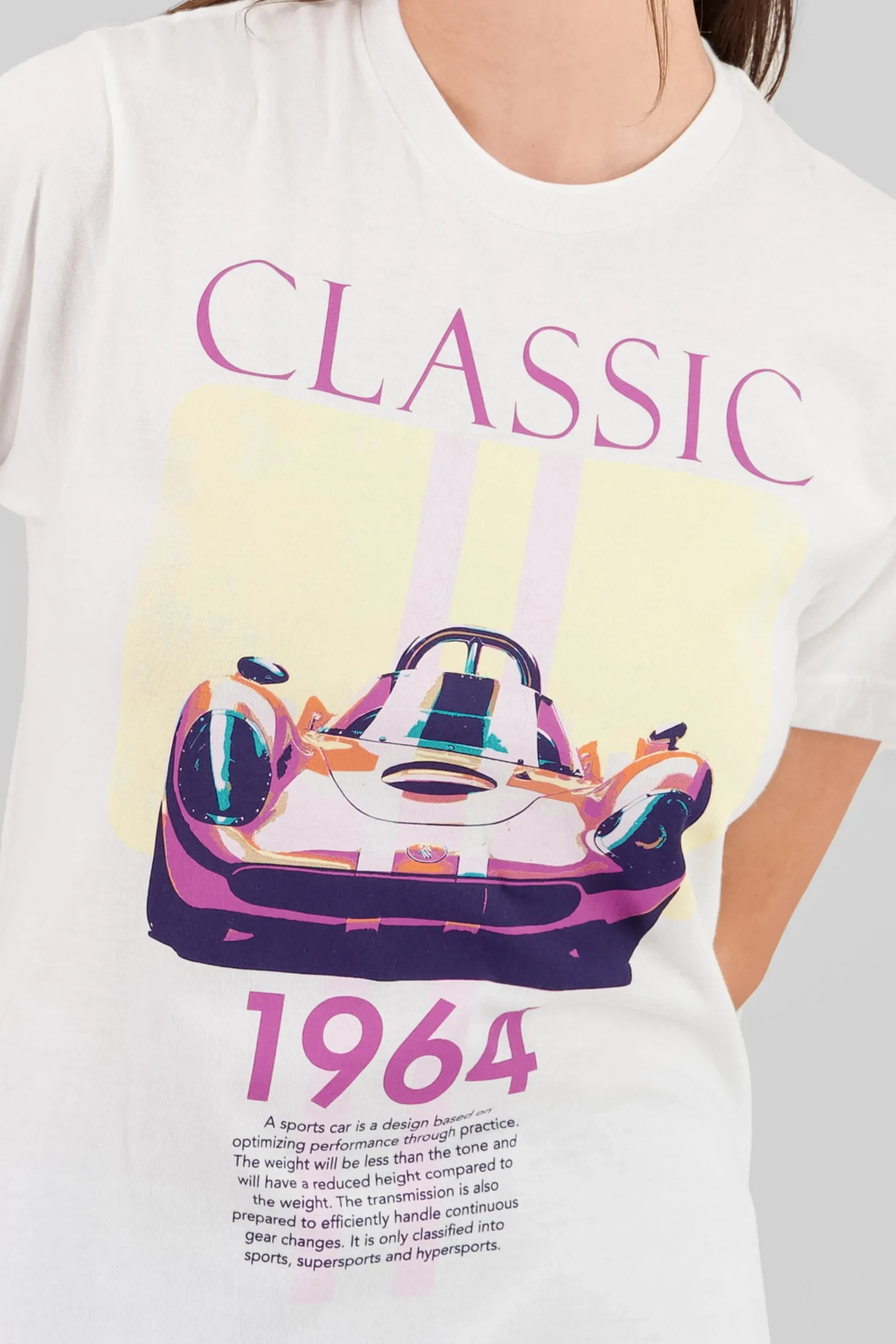 Shasa Classic Car Oversized T Shirt