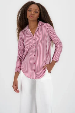 Shasa Classic Stripped Button Down Top
