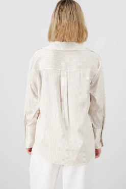 Shasa Classic Stripped Button Down Top