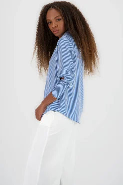 Shasa Classic Stripped Button Down Top