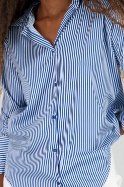 Shasa Classic Stripped Button Down Top