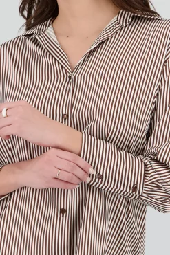 Shasa Classic Stripped Button Down Top