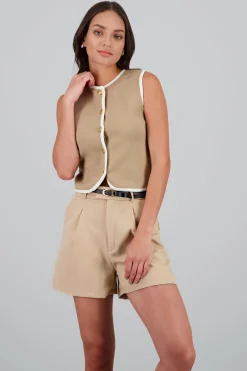 Shasa Color Blocked Vest