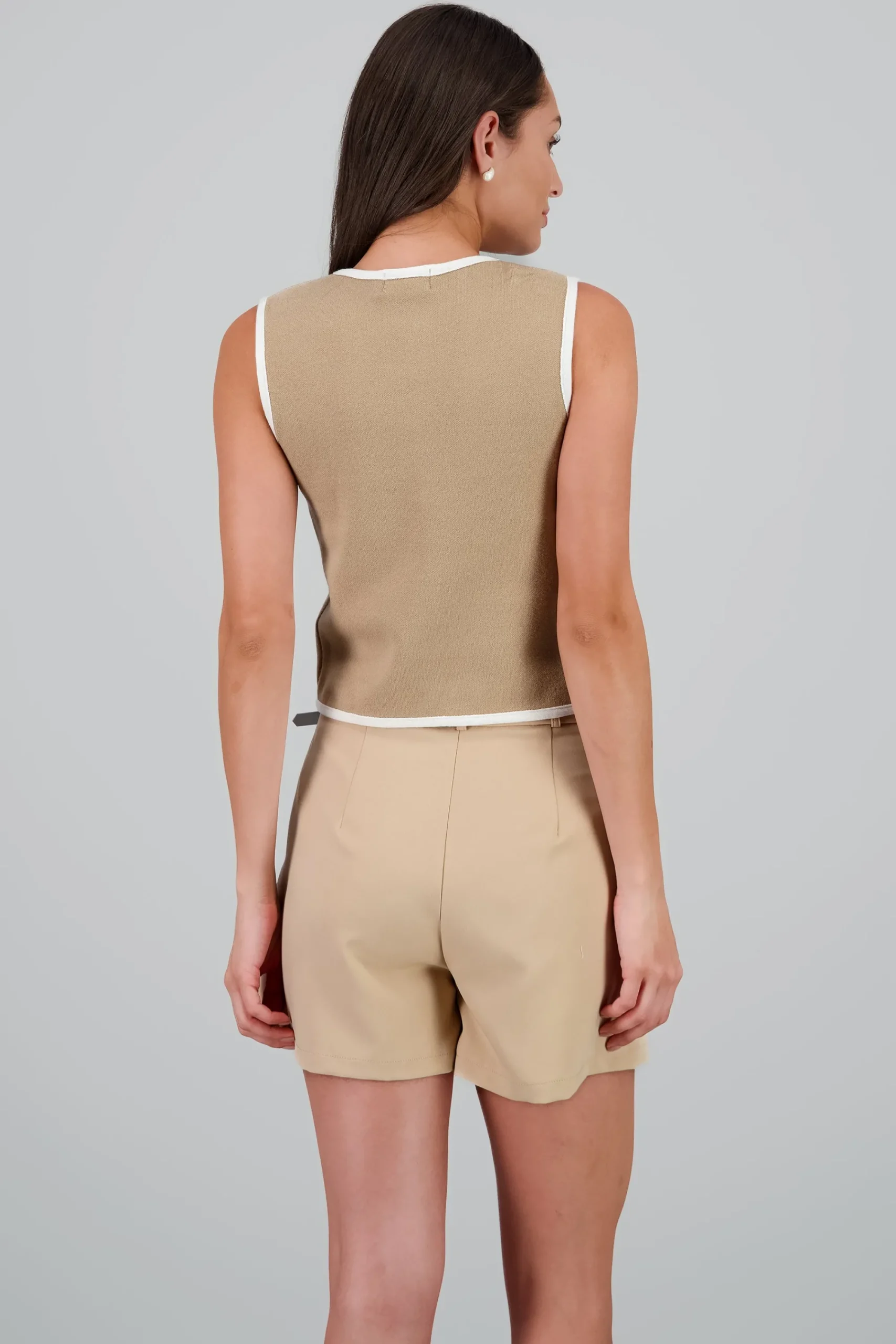 Shasa Color Blocked Vest