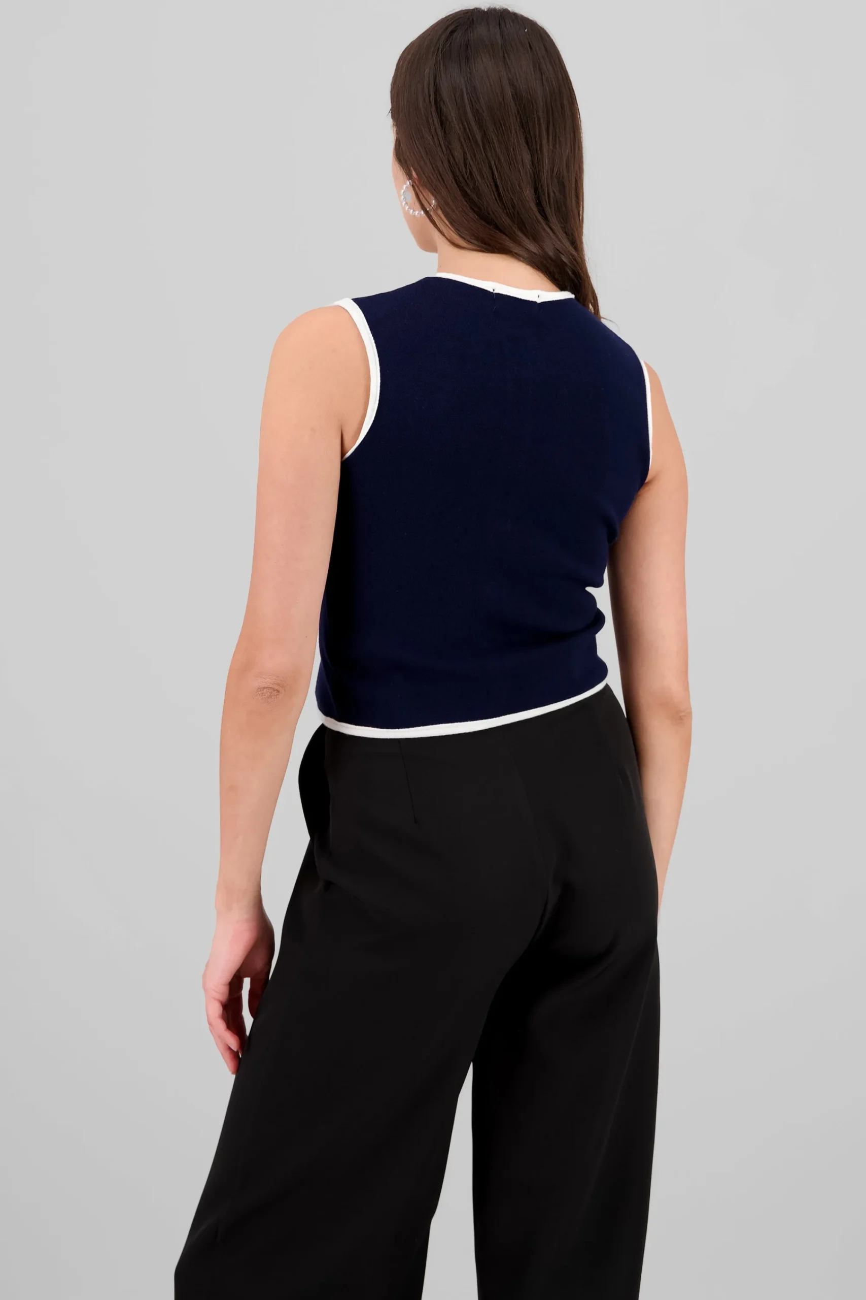 Shasa Color Blocked Vest