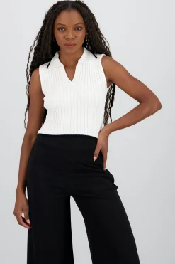 Shasa Combo Knit Vest