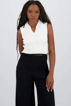 Shasa Combo Knit Vest