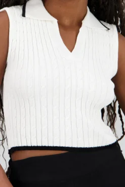 Shasa Combo Knit Vest