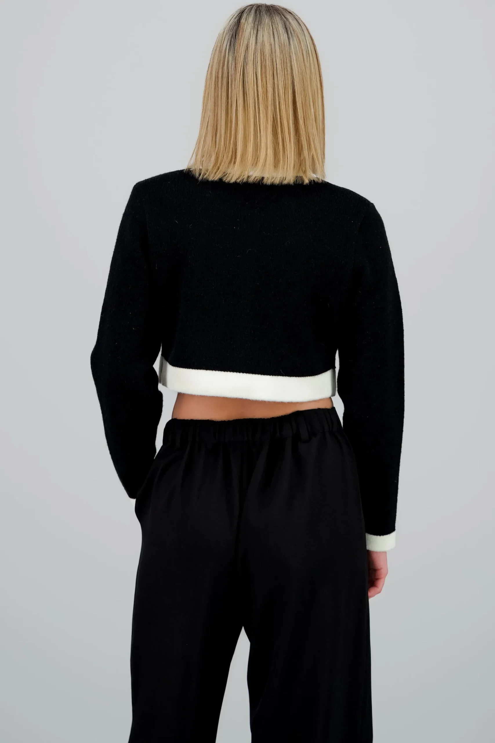 Shasa Contrast Cardigan