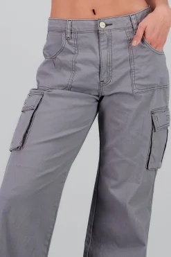 Shasa Contrast cargo jeans