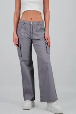 Shasa Contrast cargo jeans