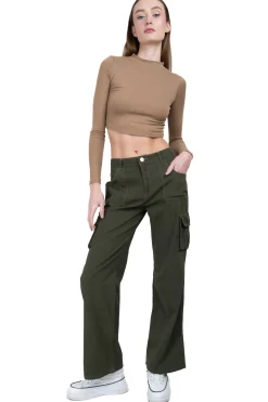 Shasa Contrast cargo jeans