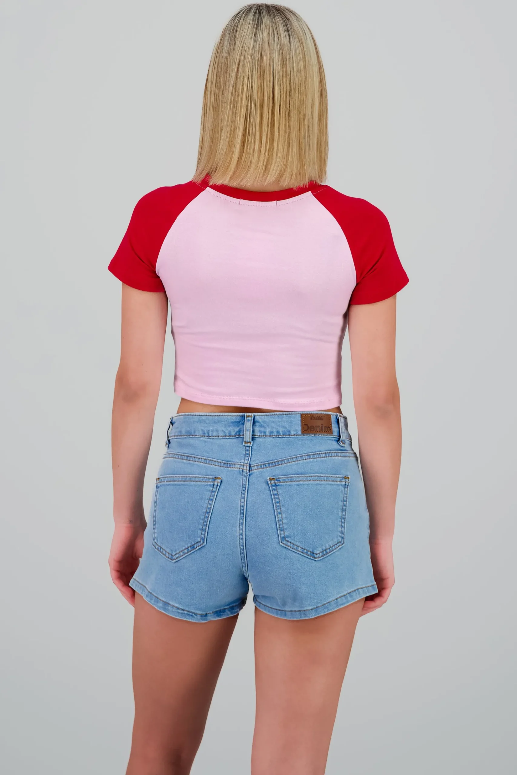 Shasa Contrast Cherry Print T Shirt