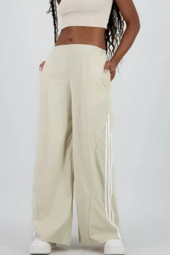 Shasa Contrast Detail Wide Leg Pants