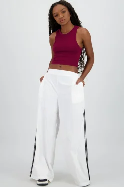 Shasa Contrast Detail Wide Leg Pants