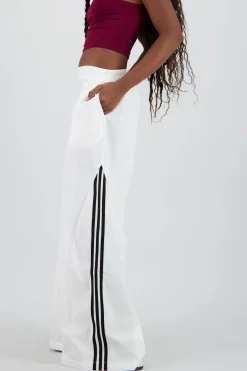 Shasa Contrast Detail Wide Leg Pants