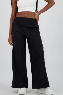 Shasa Contrast Detail Wide Leg Pants