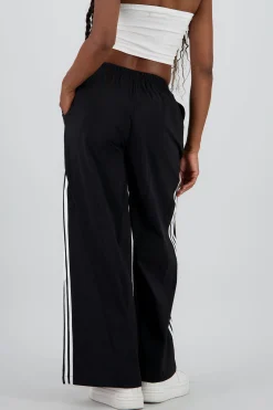 Shasa Contrast Detail Wide Leg Pants