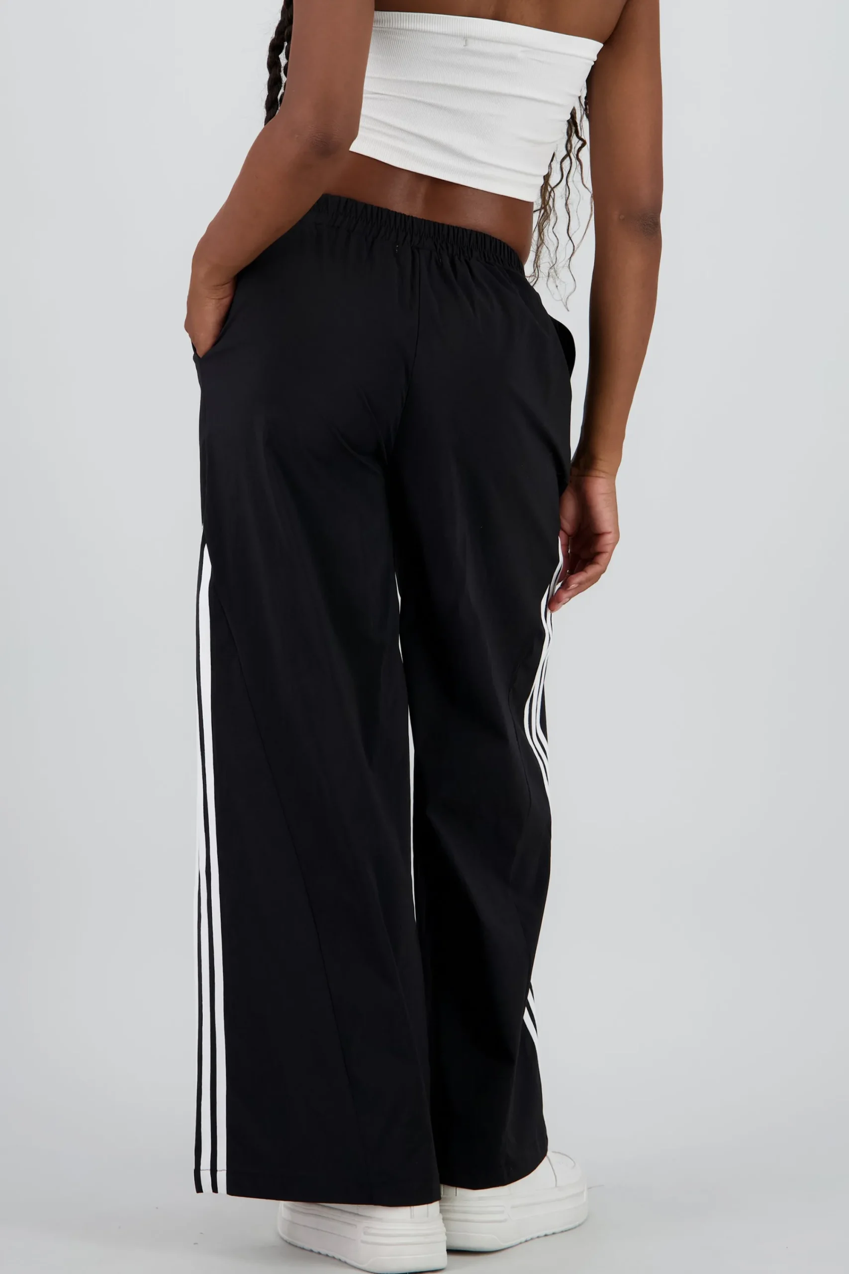 Shasa Contrast Detail Wide Leg Pants