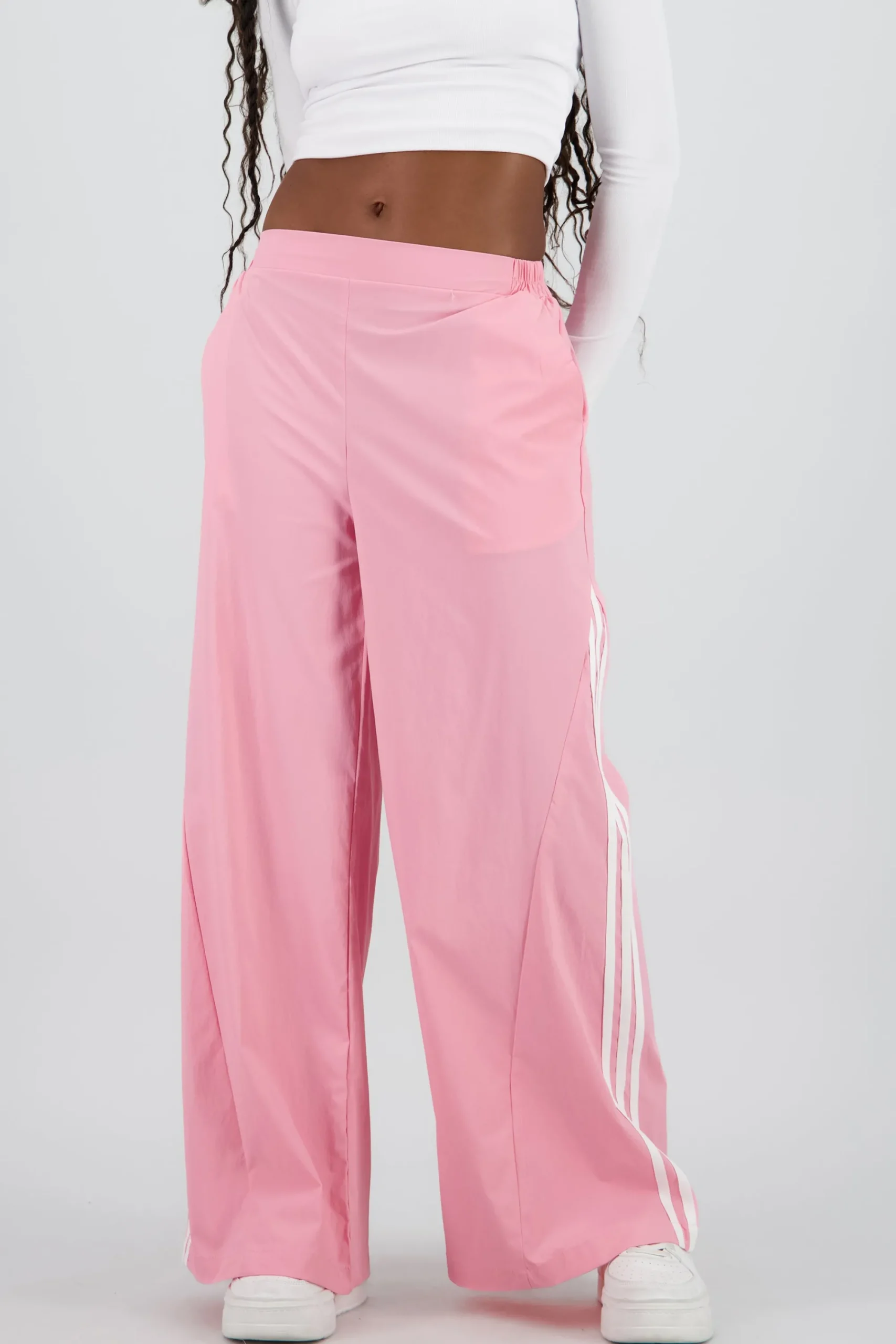 Shasa Contrast Detail Wide Leg Pants