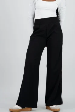 Shasa Contrast Detail Wide Pants