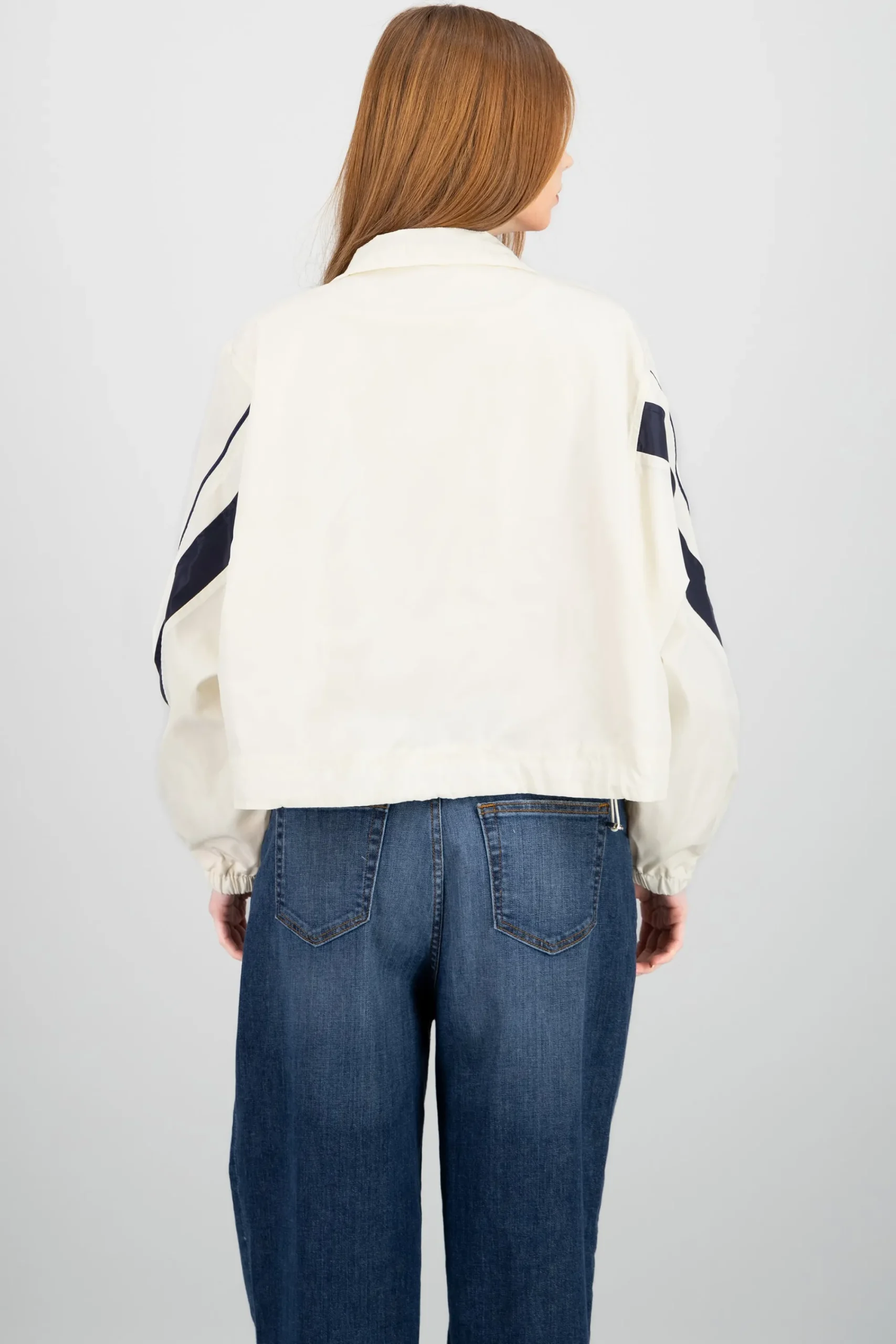 Shasa Contrast Detail Windbreaker Jacket