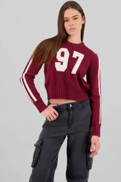 Shasa Contrast Knit Sweater