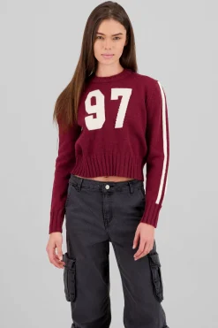 Shasa Contrast Knit Sweater