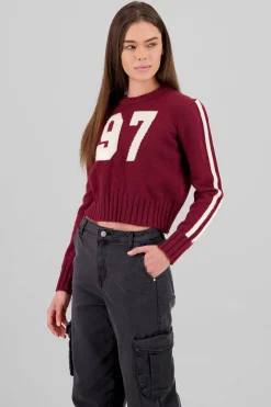 Shasa Contrast Knit Sweater