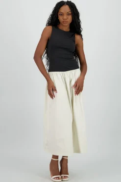 Shasa Contrast Maxi Dress