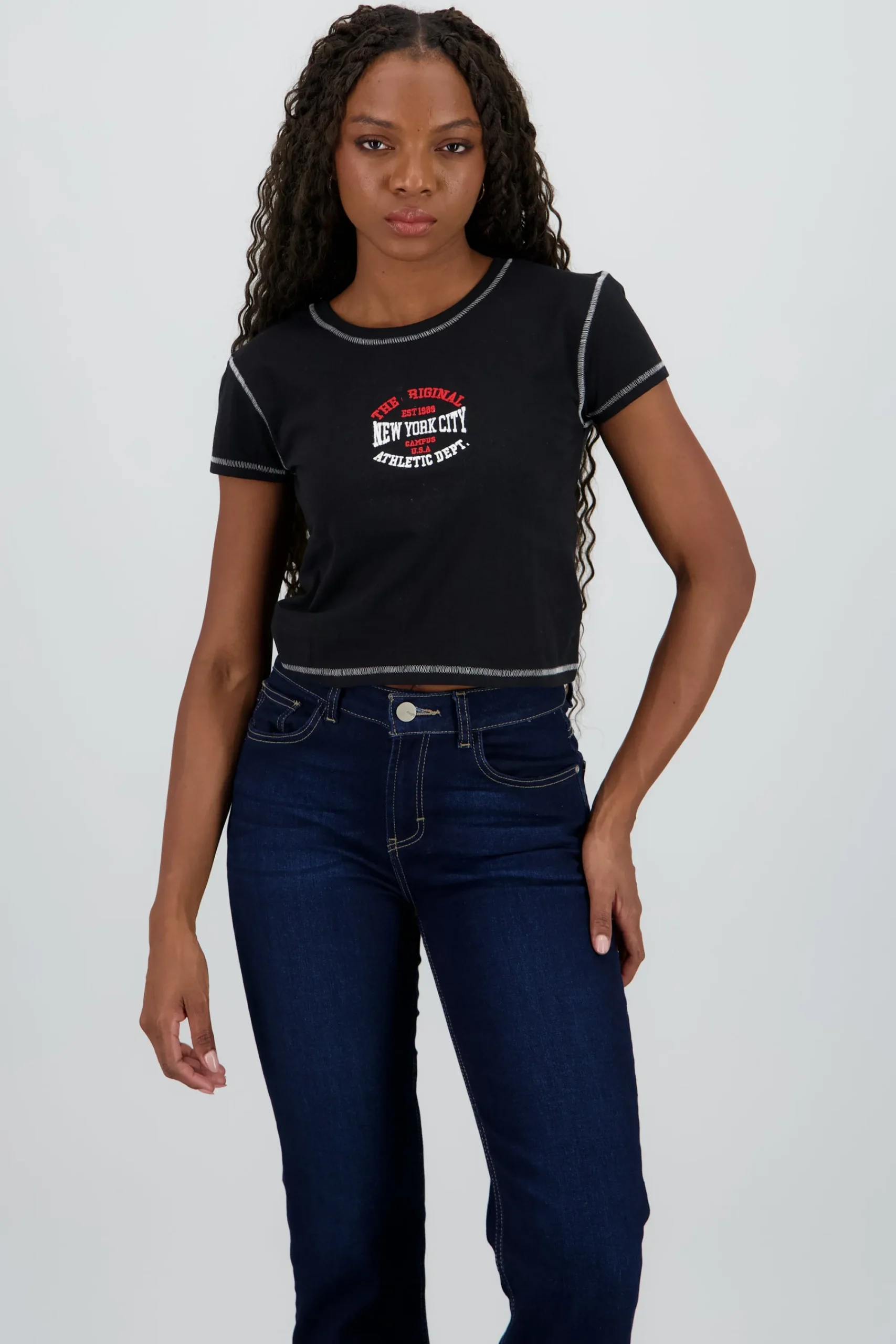 Shasa Contrast New York City Top