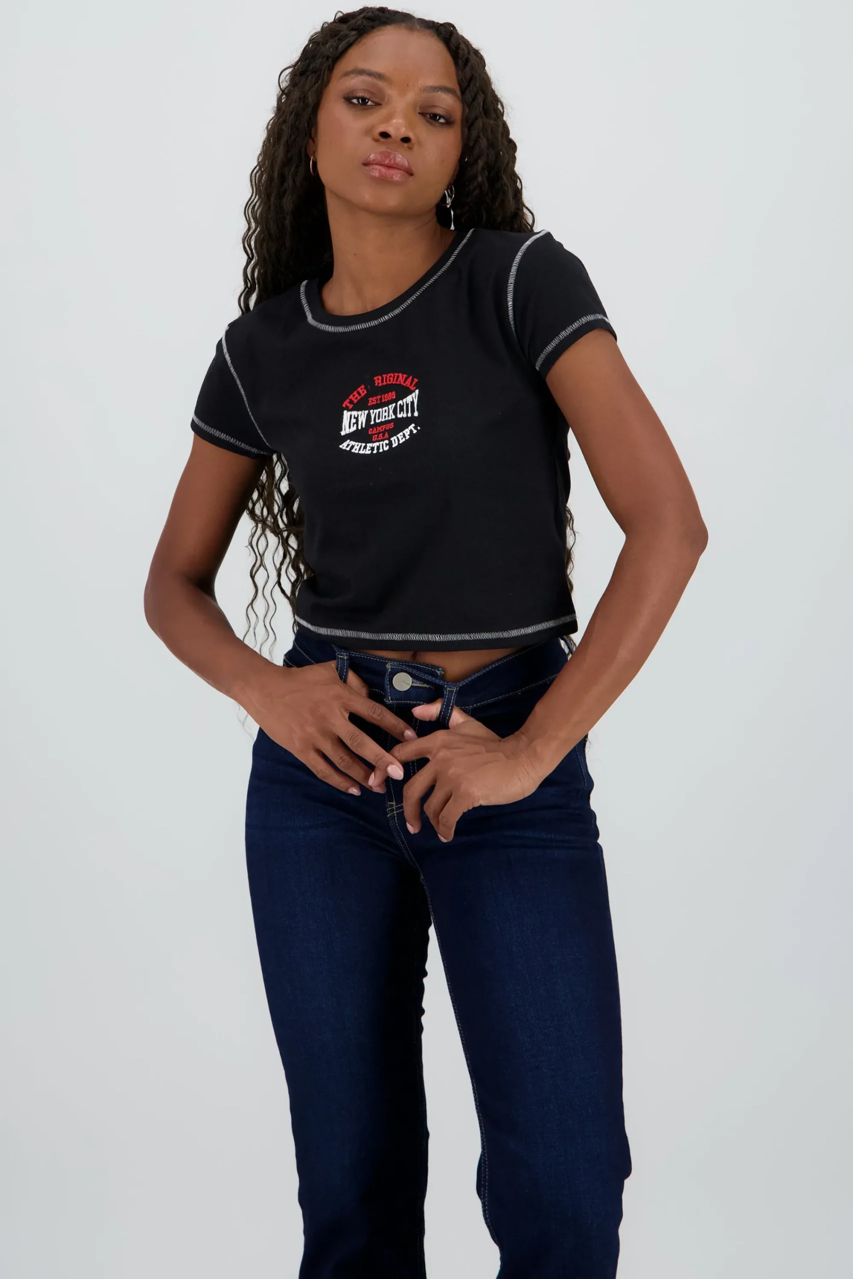 Shasa Contrast New York City Top