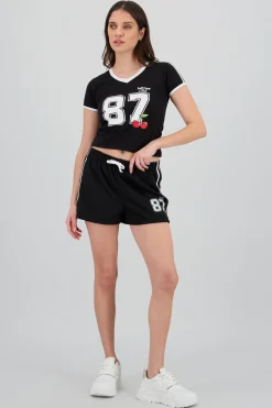 Shasa Contrast Short with Print