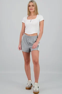 Shasa Contrast Side Details Shorts